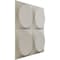 Ekena Millwork 19 5/8in. W x 19 5/8in. H Adonis EnduraWall Decorative 3D Wall Panel Covers 2.67 Sq. Ft. WP20X20ADGBW - alternate 4